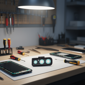 Marco de lente de cámara para Samsung Galaxy A7 2018 A750F negro - Product Image 3