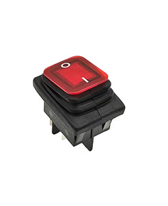 Không Thấm Nước T125 4pin 250V 20A 2 Cách Bật Tắt Đèn Báo Màu Đỏ Công Tắc <span class=keywords><strong>Rocker</strong></span> - Product Image 3