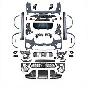 Kit de Carrocería Completo Estilo X5M para Modificación de X5 G05, Parachoques Delantero, Parachoques Trasero, Faldones Laterales, Alerón Tipo Cuerno de <span class=keywords><strong>Toro</strong></span>, Envolvente Completo OLIVER - Product Image 1