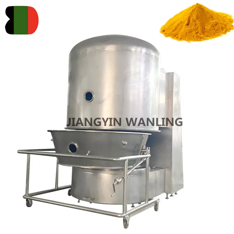 Gfg bột thép không gỉ hóa chất bột khô chất lỏng fluidized giường máy sấy fbd máy