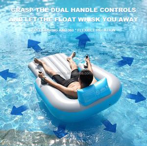 Elettrico gonfiabile piscina lettino doppio motori 360 ° eliche nuoto elettronico <span class=keywords><strong>cuscino</strong></span> d'<span class=keywords><strong>aria</strong></span> galleggiante - Product Image 5