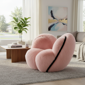 Ghế bành sang trọng Sofa đơn hình trái tim Phòng ngủ sang trọng Ghế ngồi thoải mái Trang trí hiện đại Phòng chờ Nội thất phong cách - Product Image 3