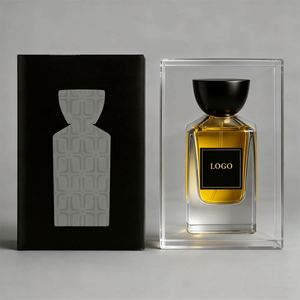 High End <b>Empty</b> Luxury Glass 30ml 80ml clear Color Custom logo <b>Spray</b> Unique Perfume <b>Bottle</b> Reusable - Product Image 1