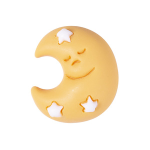 Dessin animé soleil lune étoiles nuages résine accessoires écologique crème colle bricolage étui de téléphone portable Patch cheveux dos plat noël nouveau - Product Image 5