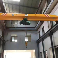 Pont roulant monopoutre de 15 tonnes, portée personnalisée, hauteur de levage, pont roulant électrique pour atelier industriel