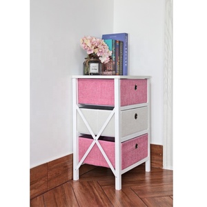 Table d'appoint en bois table de chevet tissu <span class=keywords><strong>commode</strong></span> tissu tiroir stockage tour <span class=keywords><strong>commode</strong></span> - Product Image 6