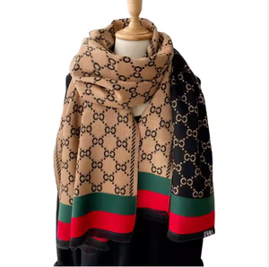 Sciarpa Lunga Elegante e Leggera con Stampa, Stile Bohémien, per Donne Musulmane, Ideale per l'Inverno - Product Image 3