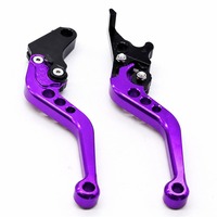 Leviers en aluminium réglables pour moto, kit de leviers d'embrayage et de frein CNC à 6 positions avec finition anodisée résistante à la corrosion