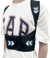 Correcteur de posture pour adultes, ceinture de soutien lombaire élégante avec ouverture pour les épaules, gilet de correction de posture