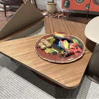 Grandes tables basses de luxe en or ensemble de tables basses de luxe méditerranéennes