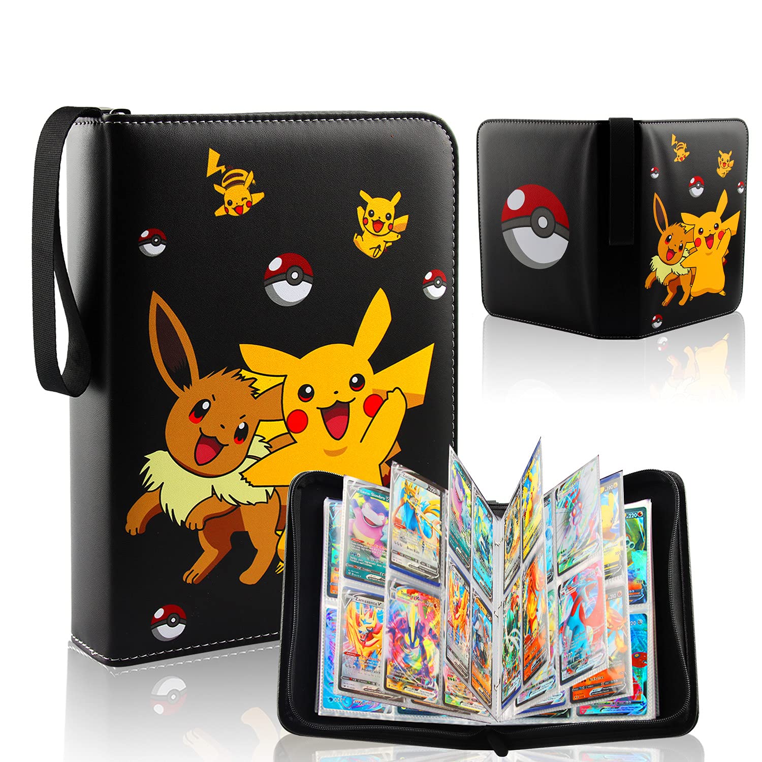 900 400 пользовательский toploader kpop TCG усилитель коробка игра торговая Фотокарта кейс Покемон магнитная карта Книга Держатель альбома карты