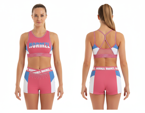 OEM thiết kế <span class=keywords><strong>c</strong></span>ổ vũ thự<span class=keywords><strong>c</strong></span> hành áo ngự<span class=keywords><strong>c</strong></span> và ngắn <span class=keywords><strong>c</strong></span>ổ vũ thự<span class=keywords><strong>c</strong></span> hành mặ<span class=keywords><strong>c</strong></span> Crop Top và quần short khiêu vũ phù hợp với Đào Tạo - Product Image 2