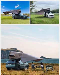 Impermeabile tetto superiore per campeggio tenda 4-5 persone Outdoor automatico costruire vendita calda può sopportare più di 360KG senza costruire tenda - Product Image 6