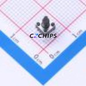 TS4555CJ 250gf 009 Tactile Switch Through hole Component (THT) Switch Single Pole Single Throw Round Button 2.5N Through Hole - Product Image 1