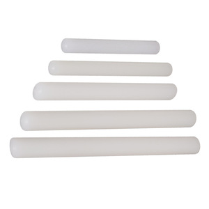 White Plastic Rolling Pin Non-Stick Baking Tool For Cake Dough Pastry Making - Product Image 5