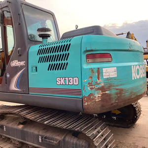 Excavatrice d'occasion Kobelco Sk130 de 13 tonnes, origine Japon, excavatrice à chenilles moyenne, d'occasion - Product Image 2