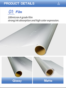 Vinilo Imprimible JiuJiu para Impresoras Regulares, 140g, Blanco Brillante/Mate, Impresión con Tinta Eco Solvente, Autoadhesivo - Product Image 4