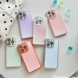Fashion Square Wave Point Camera Glass Mobile phone case for iPhone 17 16 15 14 pro max color of macaron Shockproof <b>cover</b> back - Product Image 3