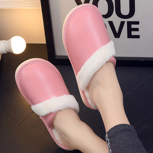 <span class=keywords><strong>Pantofole</strong></span> Antiscivolo in Peluche per Uomo e <span class=keywords><strong>Donna</strong></span>, <span class=keywords><strong>Invernali</strong></span> con Cuciture in Pelle e Pelliccia di Pecora - Product Image 4