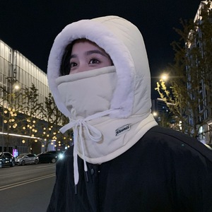 Winter Lei Feng Hat Fleece Lined Thickened Neck Warmer Windproof Face Mask Outdoor Cycling Unisex Thermal Insulated - Product Image 1