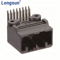 Konektor Otomotif Longsun 16pin Male HEADER 16POS R/A 2.2MM MX34016NF1 22030-16AW-6 Housing Nilon Kontak Tembaga Berlapis Timah
