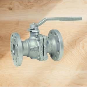 Vanne à boisseau sphérique HS SCPH2 pour corps de vanne industriel en acier moulé 20K-32A, vanne à boisseau sphérique SCPH2, siège SSC13, vannes à boisseau sphérique à brides RTFE (KS) - Product Image 1