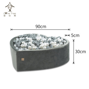 บ่อบอลเด็ก Love Tree พร้อมรั้วกั้นในร่ม สีเทา ของเล่นพลาสติกสำหรับเด็ก - Product Image 5