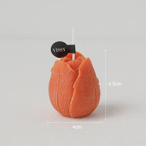 <span class=keywords><strong>Candela</strong></span> Artigianale in Cera di Soia Profumata alla Rosa, Souvenir Ecologico per San Valentino - Product Image 5