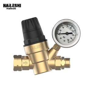 <strong>Water</strong> Pressure Regulating Valve Brass RV Camping Vehicle Travel Trailer Pressure <strong>Gauge</strong> Pressure Reducing Valve - Product Image 4