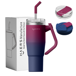 Gobelet isotherme Watersy 40 oz en acier inoxydable 18/8, anti-fuite, avec poignée, isolation thermique 12-24 h, design mignon - Cadeau de Noël - Product Image 1