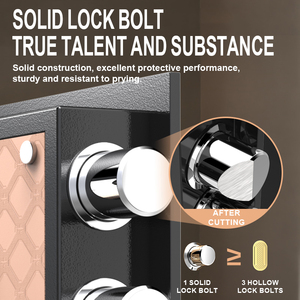 Caja Fuerte Inteligente de Acero con Cerradura Biométrica Digital Electrónica para Objetos de Valor y Dinero, Caja de Seguridad Inteligente para el Hogar - Product Image 5