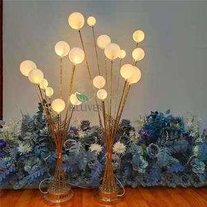 11 cabezales Props Road Lamp Ornament Luminous <span class=keywords><strong>Happy</strong></span> Fruit Tree T Stage Layout telón de fondo boda Luz Decoración eventos FLOWER STAND - Product Image 5