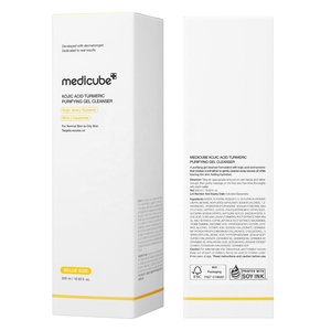 Detergente schiumogeno in gel alla curcuma e acido kojico Medicube |   Gel Illuminante Viso e Corpo per Pelli Grasse |   Rimozione di Trucco e Protezione Solare - Product Image 6