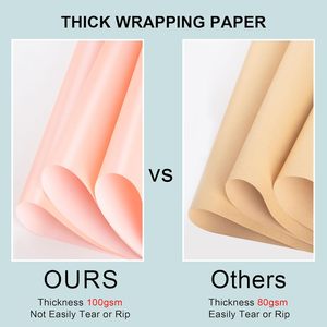Shimmer Pink Wrapping <b>Paper</b> 30 Inches X 33 Feet Solid Color Pearly Lustre Gift Wrap For Girls - Product Image 5