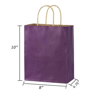 Kraft Paper Gifts <b>Bags</b> with Handles Party Favor Retail Shopping <b>Bags</b> Wedding <b>Bags</b> Recyclables Shopping Sturdy Paper <b>Bags</b> - Product Image 2