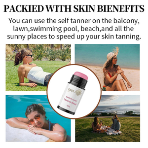 ODM/OEM produit personnalisable Vegan corps bâton ombre foncée hydratant autobronzant faux bronzage baguette - Product Image 5