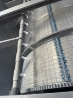 Filtre rotatif sous vide en acier inoxydable 316L YUTANK pour l'aquaculture, l'élevage de poissons, les systèmes RAS, les bassins à koïs, 300m3/h, lavage automatique à contre-courant