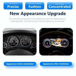 Car LCD Digital for Jeep Wrangler JK 2011-2017 Original LCD <b>Stereo</b> Virtual Speedometers Dashboard Player Linux <b>System</b> RHD LHD - Product Image 3
