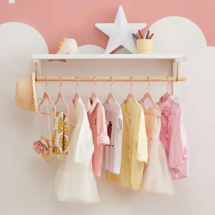SONGMICS Baby Hangers Pack of 50, Children's Hangers for Closet