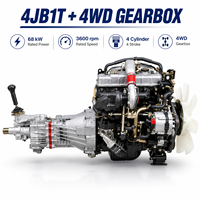 Ensemble moteur diesel Isuzu 4JB1 avec boîte de vitesses 4x4, 68 kW, 3600 tr/min, démarrage électrique, pour pick-up et camionnette légère