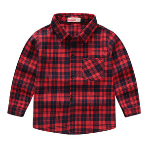 Nouvelle chemise à carreaux classique décontractée à manches longues pour garçons et enfants, collection printemps-automne, vente en gros, tendance et très demandée - Product Image 1