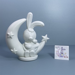 Meilleurs jouets figurines actives Alligator peint embryon blanc poupée en vinyle bricolage pour enfants avec tirelire - Product Image 6