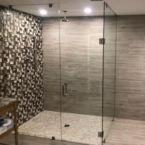 Bisagra de acero inoxidable para puerta de vidrio de baño/ducha - Product Image 6