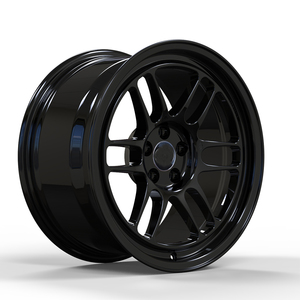 Jantes forgées monobloc concaves profondes noires brillantes de 15 à 24 pouces 5x130/114.3 pour Lotus Bletre Emira Renault <span class=keywords><strong>Megane</strong></span> <span class=keywords><strong>E</strong></span>-<span class=keywords><strong>Tech</strong></span> Kadjar - Product Image 1