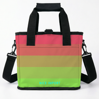 Sac isotherme pliable Androgyne ( Alternate ) Rainbow Cooler Bag pour le travail, le camping, étanche et anti-fuite avec bandoulière