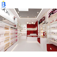 Usine directe Boutique vitrine beauté étagères salon présentoir réception cosmétiques et soins de la peau vitrine