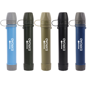 Exroad lọc nước cá nhân 3000L <span class=keywords><strong>mini</strong></span> cắm trại nước rơm 0.01 Micron ngoài trời Survival kit khẩn cấp nước rơm Lọc - Product Image 3