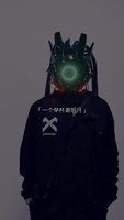 Casque de Moto LED Cyberpunk Lumineux Design Sécurité pour Motard Extérieur Vélo pour Halloween