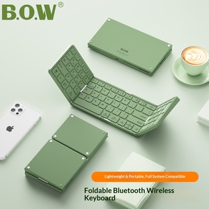 Tastiera USB Pieghevole Wireless BOW Hangshi <span class=keywords><strong>X</strong></span> 70% con Membrana, Leggera, Portatile, Silenziosa, con Tasti Numerici, Tascabile, da Scrivania - Product Image 4