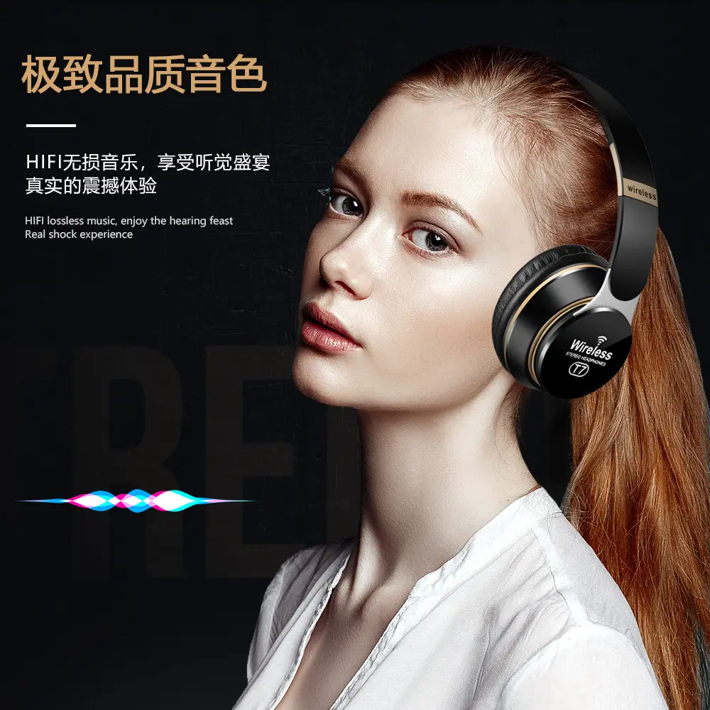 Fones de ouvido sem fio com cancelamento de ruído ativo, fones de ouvido Bluetooth 5.3, leve, confortável e dobrável